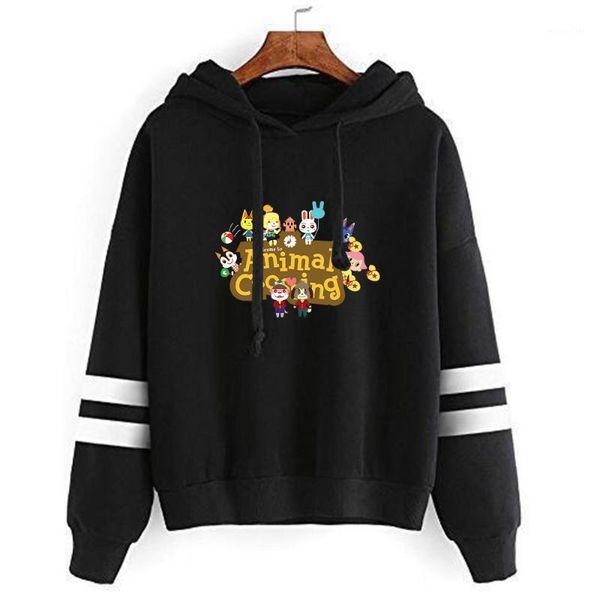 women's hoodies & sweatshirts 2021 animal crossing horizons print hooded sweatshirt harajuku hoody parallel bars sleeves women/men casu, Black
women's hoodies & sweatshirts 2021 animal crossing horizons print hooded sweatshirt harajuku hoody parallel bars sleeves women/men casu, Black