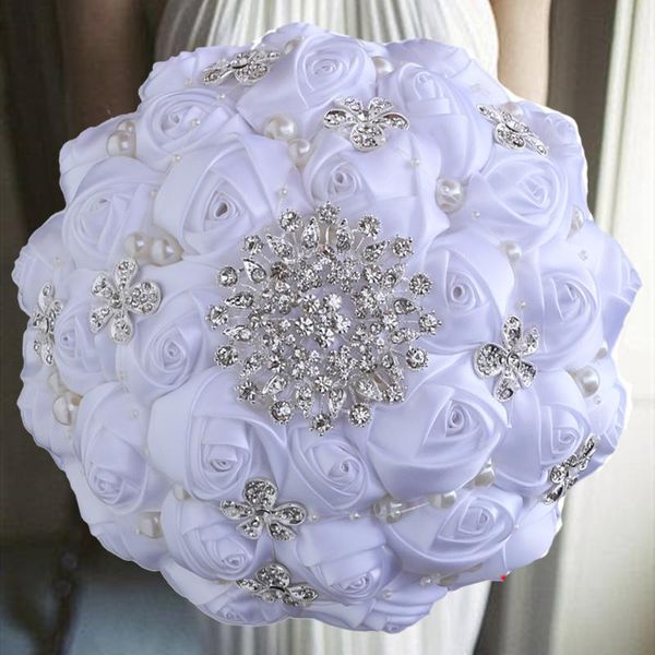 1pc/lot white wedding bouquet ivory satin rose artificial flowers brooch marriage rhinestone bridal bridesmaid bouquets
1pc/lot white wedding bouquet ivory satin rose artificial flowers brooch marriage rhinestone bridal bridesmaid bouquets