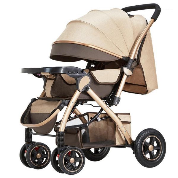 strollers# lightweight stroller foldable easy to sit and reclining umbrella rider good four-wheeled high landscape pram for born1
strollers# lightweight stroller foldable easy to sit and reclining umbrella rider good four-wheeled high landscape pram for born1