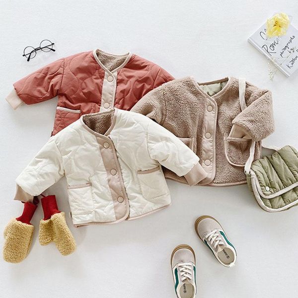 jackets melario 1-4y toddler baby casual jacket fleece winter infant girls coat two sides wear kids boys down outerwear korean clothes, Blue;gray
jackets melario 1-4y toddler baby casual jacket fleece winter infant girls coat two sides wear kids boys down outerwear korean clothes, Blue;gray