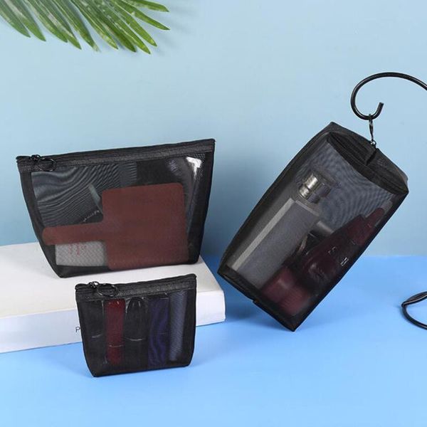 storage bags women transparent mesh cosmetic bag zipper makeup pencil case pouch travel wash toiletry beauty
storage bags women transparent mesh cosmetic bag zipper makeup pencil case pouch travel wash toiletry beauty