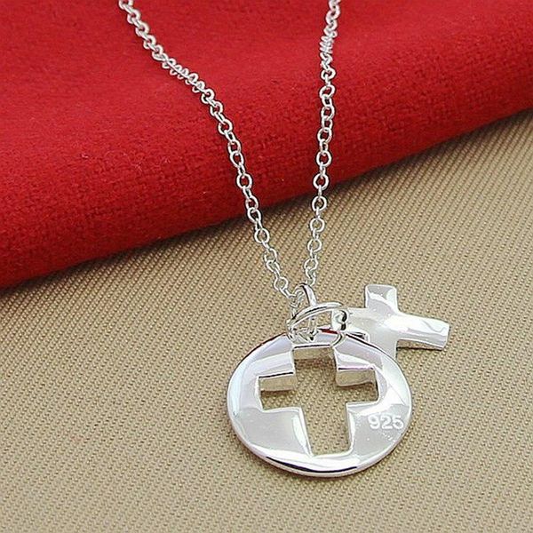 pendant necklaces silver plated round cross o-chain necklace is suitable for women's wedding engagement party jewelry birthday gifts
pendant necklaces silver plated round cross o-chain necklace is suitable for women's wedding engagement party jewelry birthday gifts