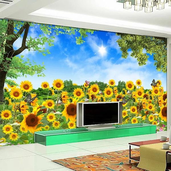 wallpapers po wallpaper 3d pastoral style sunflower scenery murals living room tv sofa bedroom home decor wall painting pvc sticker
wallpapers po wallpaper 3d pastoral style sunflower scenery murals living room tv sofa bedroom home decor wall painting pvc sticker