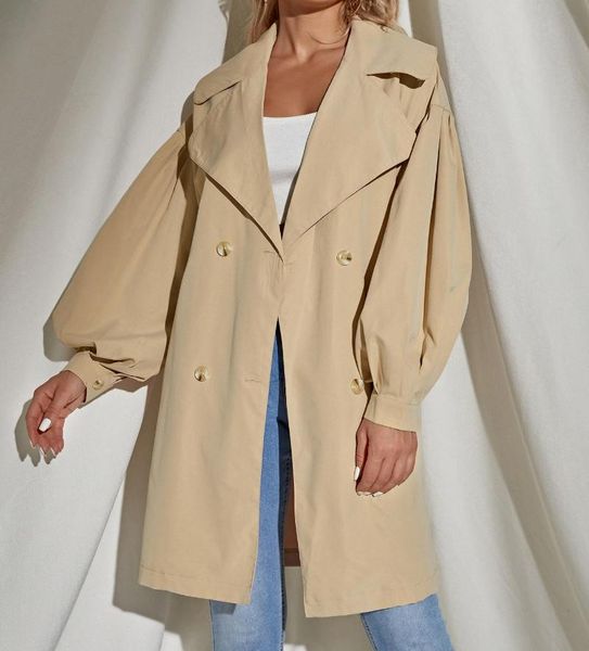 women's trench coats women chic office lasies vintage casual lapel waist belt long outerwear autumn spring ol clothes, Tan;black
women's trench coats women chic office lasies vintage casual lapel waist belt long outerwear autumn spring ol clothes, Tan;black