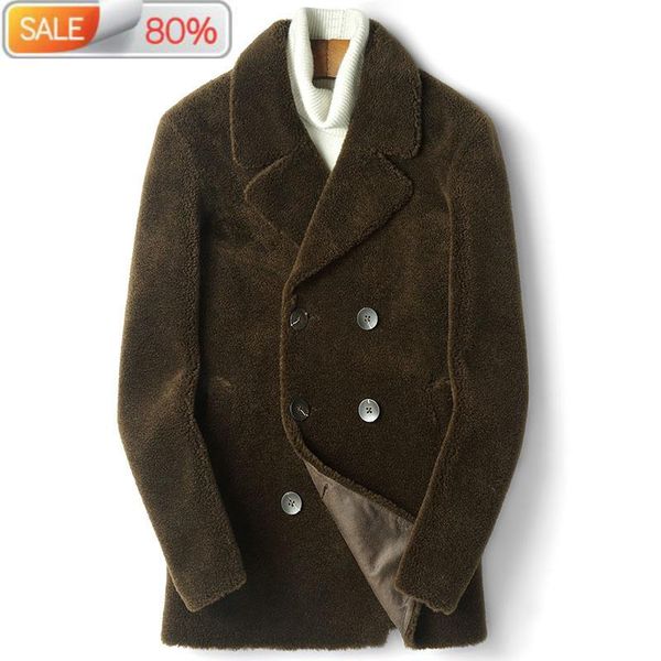 men's leather & faux real sheep shearling fur coat winter jacket men streetwear wool coats suede lining windbreaker jackets d-14-1a19 n, Black
men's leather & faux real sheep shearling fur coat winter jacket men streetwear wool coats suede lining windbreaker jackets d-14-1a19 n, Black