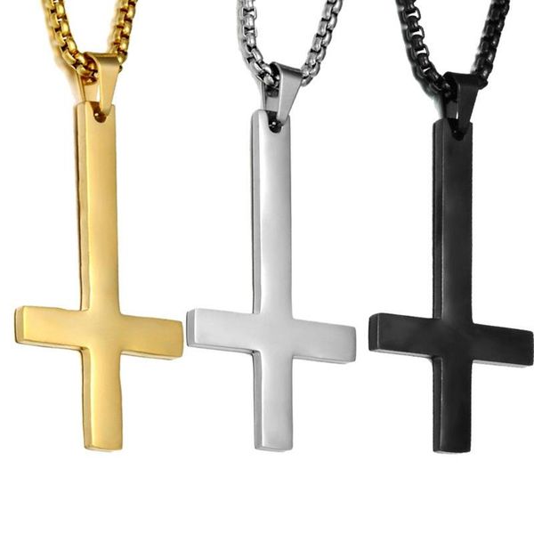 pendant necklaces cross necklace black golden stainless steel men fashion retro simple classic chain hip hop activities jewelry, Silver
pendant necklaces cross necklace black golden stainless steel men fashion retro simple classic chain hip hop activities jewelry, Silver