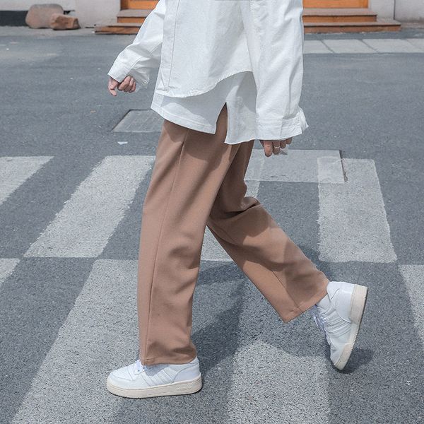 2021 straight wide-leg men's fashion solid color business casual suit men trousers spring society mens pants m-2xl ke4v, Black
2021 straight wide-leg men's fashion solid color business casual suit men trousers spring society mens pants m-2xl ke4v, Black