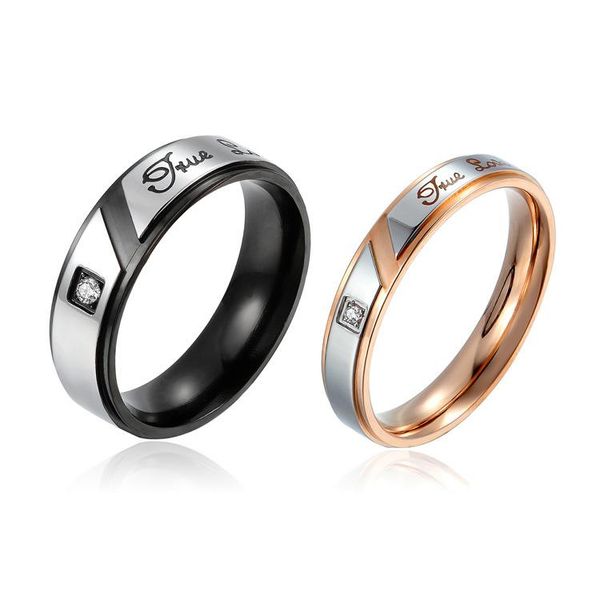 wedding rings true love promise set stainless steel couples engagement bands for men and women, Slivery;golden
wedding rings true love promise set stainless steel couples engagement bands for men and women, Slivery;golden