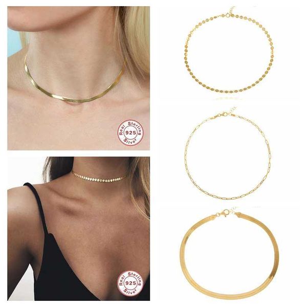 designer necklace s925 sterling silver collares choker for woman birthday valentine's day gift clavicle chain s charm jewelry 
designer necklace s925 sterling silver collares choker for woman birthday valentine's day gift clavicle chain s charm jewelry
