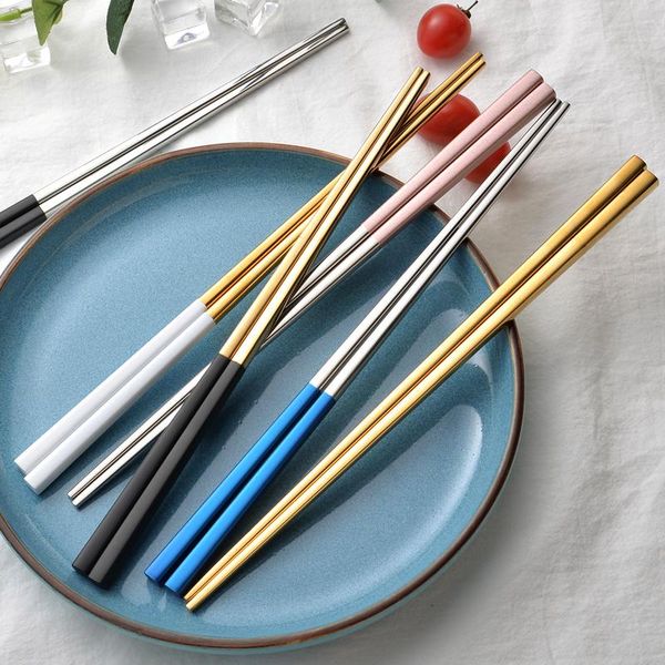 1pc gold silver stainless steel straw chopsticks korea style kitchen dining tools eating noodles tableware hashi
1pc gold silver stainless steel straw chopsticks korea style kitchen dining tools eating noodles tableware hashi