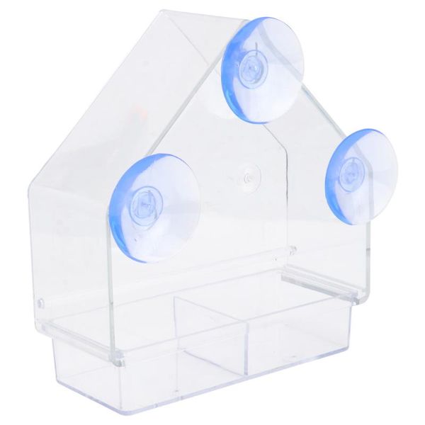 other bird supplies 1pc acrylic transparent birds feeder adsorption house shape (white)
other bird supplies 1pc acrylic transparent birds feeder adsorption house shape (white)