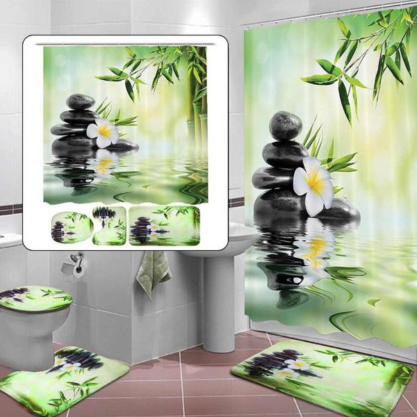shower curtains curtain bathroom decoration 3d bamboo running water green toilet cover mat non-slip set
shower curtains curtain bathroom decoration 3d bamboo running water green toilet cover mat non-slip set
