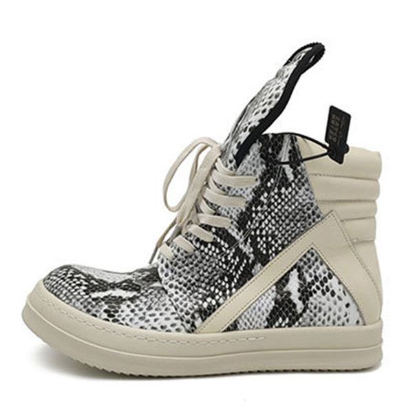 snake print leather military boots for men 2022 spring punk style chaussure homme t30e50, Black
snake print leather military boots for men 2022 spring punk style chaussure homme t30e50, Black