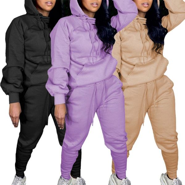 women's two piece pants elijoin autumn and winter sportswear two-piece solid color long-sleeved trousers casual wear, White
women's two piece pants elijoin autumn and winter sportswear two-piece solid color long-sleeved trousers casual wear, White