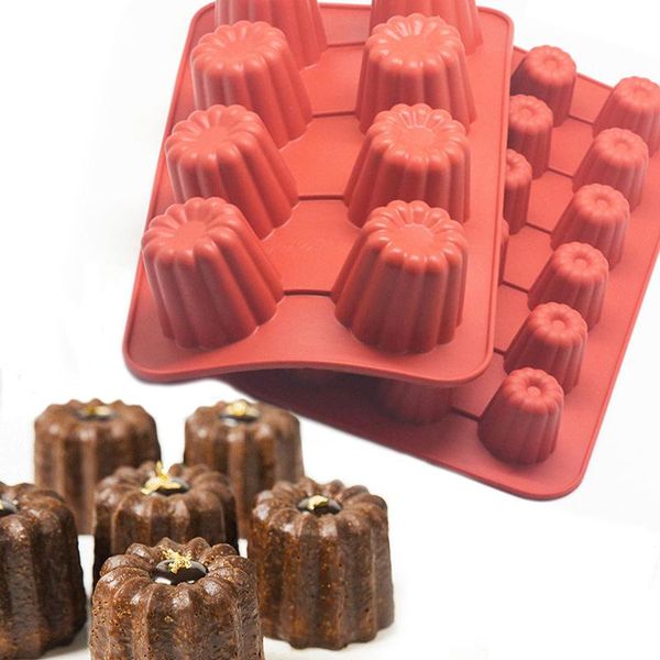 baking moulds 8/18 cups silicone canneles mold french custard coffee cake mould bordelais muffin jelly pan
baking moulds 8/18 cups silicone canneles mold french custard coffee cake mould bordelais muffin jelly pan