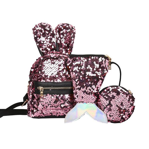 children 3pcs/set sequins backpacks teenage girls shining travel large capacity bags glitter rucksack party school bags bagpack
children 3pcs/set sequins backpacks teenage girls shining travel large capacity bags glitter rucksack party school bags bagpack