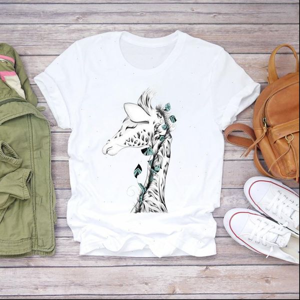 women cartoon giraffe kawaii aesthetic fashion 90s print lady t shirts womens graphic t shirt ladies female tee t shirt, White
women cartoon giraffe kawaii aesthetic fashion 90s print lady t shirts womens graphic t shirt ladies female tee t shirt, White