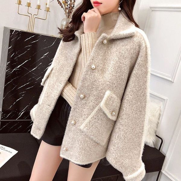 2021 new women autumn winter faux mink patchwork knitted sweater coat female tricot jacket outerwear sueter mujer invierno z64ll9p, White;black
2021 new women autumn winter faux mink patchwork knitted sweater coat female tricot jacket outerwear sueter mujer invierno z64ll9p, White;black