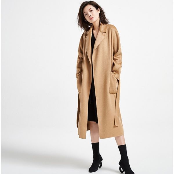2021 new brand pure colour overcoat women's luxury outerwear water moire double-sided cashmere coat silhouette long black trench 94u6
2021 new brand pure colour overcoat women's luxury outerwear water moire double-sided cashmere coat silhouette long black trench 94u6