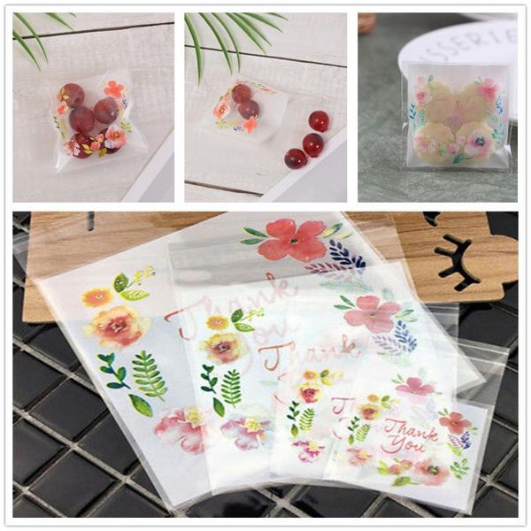 100pcs plastic bags transparent flower pattern candy cookie bags self-adhesive pack bag snack baking package wedding gift bag
100pcs plastic bags transparent flower pattern candy cookie bags self-adhesive pack bag snack baking package wedding gift bag