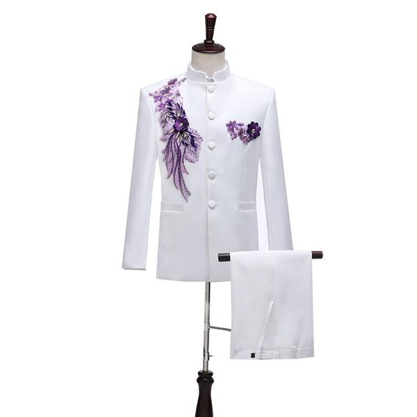 men clothes costumes men's tunic men's chorus costume dance band performance middle-aged chinese style collar chinese style, White;black
men clothes costumes men's tunic men's chorus costume dance band performance middle-aged chinese style collar chinese style, White;black