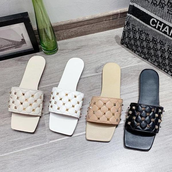 slippers zapato mujer summer 2021 large size 35-42 square head flat bottom women's sandals fairy style rivet wear slipper, Black
slippers zapato mujer summer 2021 large size 35-42 square head flat bottom women's sandals fairy style rivet wear slipper, Black