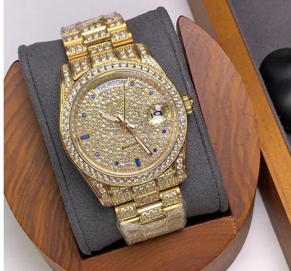 2022 luxury watches mens watch automatic mechanical 40mm stainless steel case full diamond original buckle high quality, Slivery;brown
2022 luxury watches mens watch automatic mechanical 40mm stainless steel case full diamond original buckle high quality, Slivery;brown