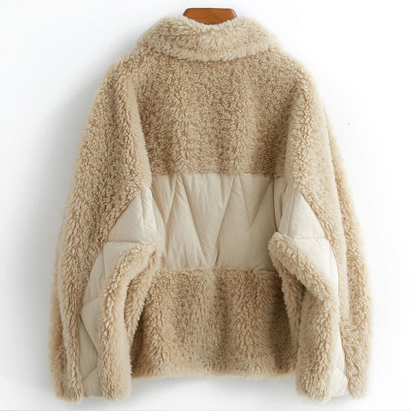 female fashion shearing sheep short women's clothing korean style wool outcoat ladies complete genuine coat y91 52yv, Black
female fashion shearing sheep short women's clothing korean style wool outcoat ladies complete genuine coat y91 52yv, Black