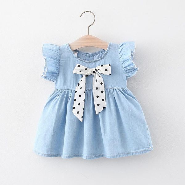 girl's dresses 1st baby birthday clothing polka dot bow dress for born girls summer clothes infant outdoor denim, Red;yellow
girl's dresses 1st baby birthday clothing polka dot bow dress for born girls summer clothes infant outdoor denim, Red;yellow