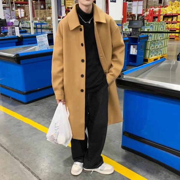 men's wool & blends autumn winter long woolen coat men warmth fashion casual khaki black loose oversized mens overcoat
men's wool & blends autumn winter long woolen coat men warmth fashion casual khaki black loose oversized mens overcoat