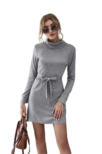 casual dresses turtleneck pocket dress ladies elegant slim bodycon mini short autumn winter long sleeve gray vestidos, Black;gray
casual dresses turtleneck pocket dress ladies elegant slim bodycon mini short autumn winter long sleeve gray vestidos, Black;gray