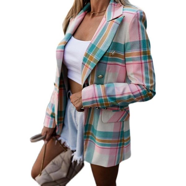 women's suits & blazers plaid blazer women spring-autumn vintage tweed jackets office ladies slim girls pink jacket, White;black
women's suits & blazers plaid blazer women spring-autumn vintage tweed jackets office ladies slim girls pink jacket, White;black