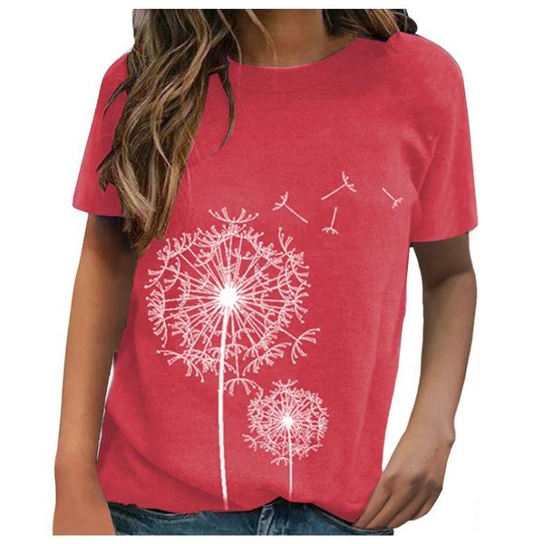women's t-shirt dandelion printing women tshirts fashion casual o-neck printed short sleeve loose y2k blouse zaraing 2021, White
women's t-shirt dandelion printing women tshirts fashion casual o-neck printed short sleeve loose y2k blouse zaraing 2021, White