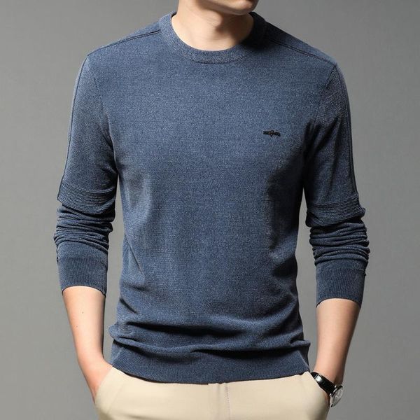 men's sweaters 2021 autumn round neck pullover solid sweater middle-aged and young business casual soft streetwear, White;black
men's sweaters 2021 autumn round neck pullover solid sweater middle-aged and young business casual soft streetwear, White;black