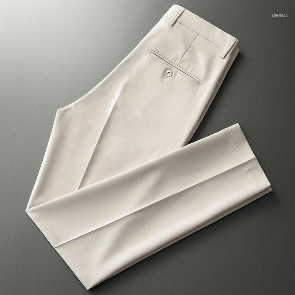 dress pants men 2021 business summer thin slim straight suit trousers solid color office pantalon de vestir hombre l741, White;black
dress pants men 2021 business summer thin slim straight suit trousers solid color office pantalon de vestir hombre l741, White;black
