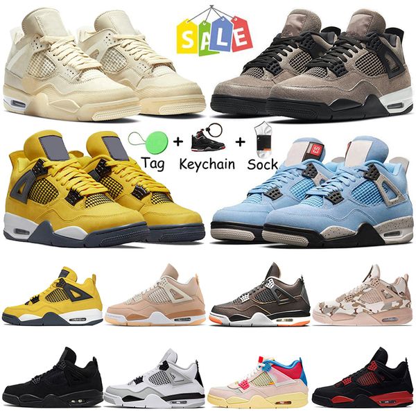 2022 with socks jumpman 4 4s men women basketball shoes university blue military black cat white off oreo shimmer sail bred taupe haze train, White;red
2022 with socks jumpman 4 4s men women basketball shoes university blue military black cat white off oreo shimmer sail bred taupe haze train, White;red