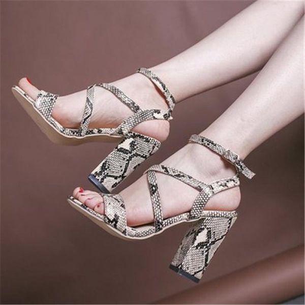 sandals women thick heel woman gladiator high shoes a382 snake pattern summer fashion (5cm-8cm) square, Black
sandals women thick heel woman gladiator high shoes a382 snake pattern summer fashion (5cm-8cm) square, Black