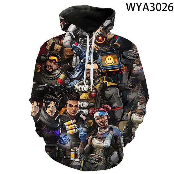 men's hoodies & sweatshirts 2021 casual apex legends fashion men women children 3d printed streetwear boy girl kids pullover, Black
men's hoodies & sweatshirts 2021 casual apex legends fashion men women children 3d printed streetwear boy girl kids pullover, Black