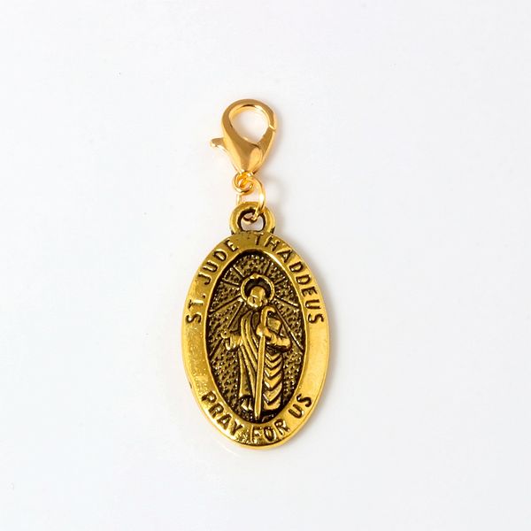 50pcs alloy st. jude thaddeus floating lobster clasps charms pendant for jewelry making bracelet necklace diy accessories 16x 42mm, Bronze;silver
50pcs alloy st. jude thaddeus floating lobster clasps charms pendant for jewelry making bracelet necklace diy accessories 16x 42mm, Bronze;silver