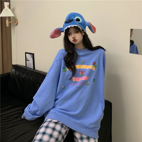 2021 new harajuku style women's hooded cartoon letter printing loose plus size drop shoulder long-sleeved sweatshirt ynee, Black
2021 new harajuku style women's hooded cartoon letter printing loose plus size drop shoulder long-sleeved sweatshirt ynee, Black