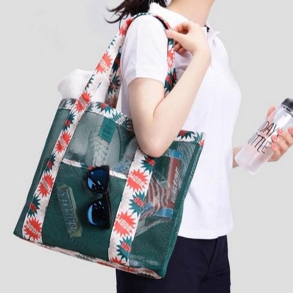 storage bags mesh beach tote bag with large capacity for outdoor flower printed side pouch travel picnic reme889
storage bags mesh beach tote bag with large capacity for outdoor flower printed side pouch travel picnic reme889