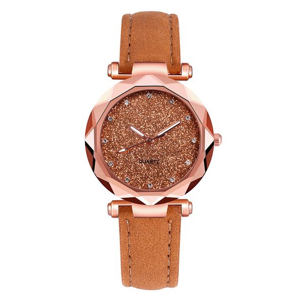 lady watches watch fashion leather montre de luxe women wristwatches, Slivery;brown
lady watches watch fashion leather montre de luxe women wristwatches, Slivery;brown