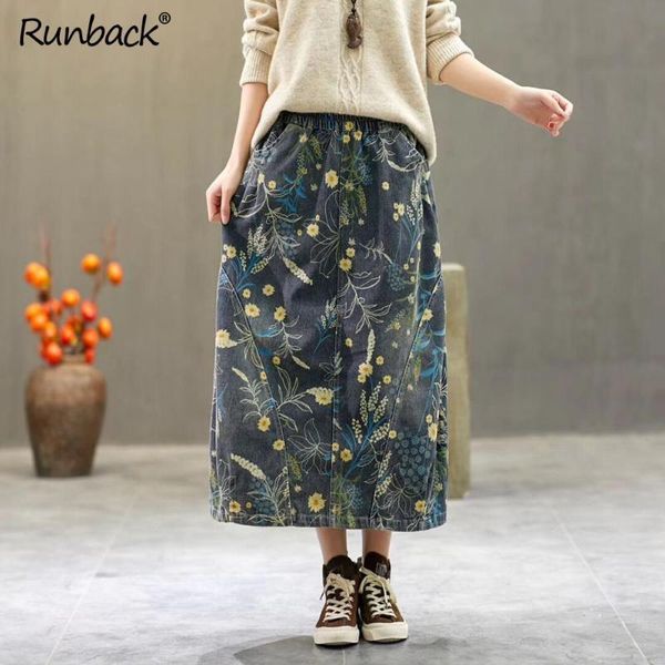 skirts runback denim skirt flower print elastic waist pocket a-line high long jean for women kawaii spring harajuku, Black
skirts runback denim skirt flower print elastic waist pocket a-line high long jean for women kawaii spring harajuku, Black