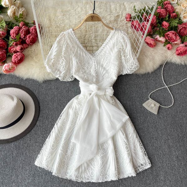 casual dresses fashion summer beading mini white vintage vestidos lace embroidery bandage slim bubble sleeve party robe femme zo5n, Black;gray
casual dresses fashion summer beading mini white vintage vestidos lace embroidery bandage slim bubble sleeve party robe femme zo5n, Black;gray