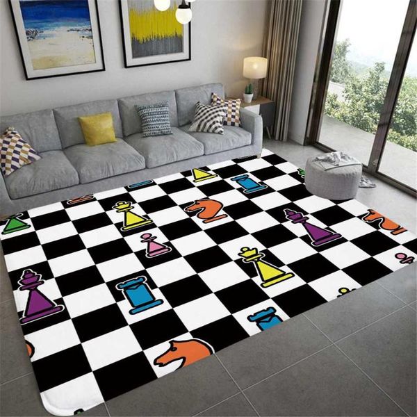 carpets cartoon chess board pattern carpet mat living room bedroom home 3d geometry doormat floor bath
carpets cartoon chess board pattern carpet mat living room bedroom home 3d geometry doormat floor bath