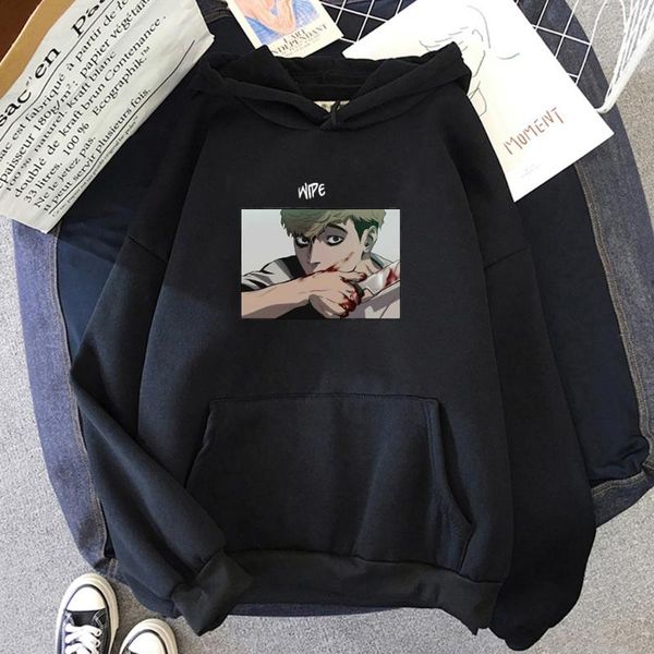 women's hoodies & sweatshirts killing stalking vintage hoodie men anime harajuku hooded japanese streetwears women crewneck pullovers h, Black
women's hoodies & sweatshirts killing stalking vintage hoodie men anime harajuku hooded japanese streetwears women crewneck pullovers h, Black