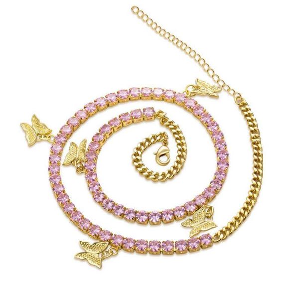 pendant necklaces hip hop animals butterfly necklace for women bling zircon tennis chain gothic choker jewlery accessories, Silver
pendant necklaces hip hop animals butterfly necklace for women bling zircon tennis chain gothic choker jewlery accessories, Silver