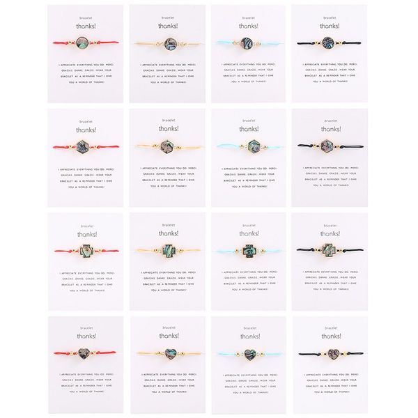 abalone shell charm bracelets adjustable braided string bangle gold plated jewelry gift for women men with thanks card, Golden;silver
abalone shell charm bracelets adjustable braided string bangle gold plated jewelry gift for women men with thanks card, Golden;silver