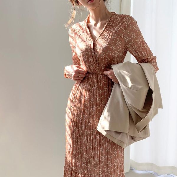 casual dresses yamdi a-line print v neck high waist party spring summer woman elegant long sleeve 2021 korean vintage midi dress women, Black;gray
casual dresses yamdi a-line print v neck high waist party spring summer woman elegant long sleeve 2021 korean vintage midi dress women, Black;gray
