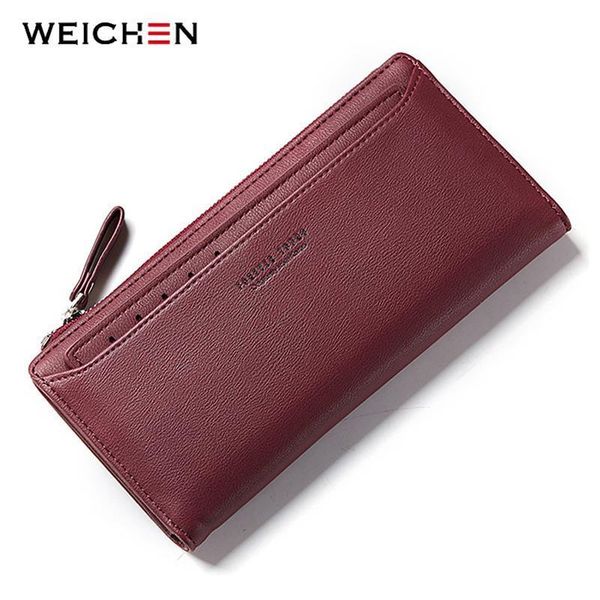 many departments women wallets with individual card holder ladies long fashion purse brand female wallet clutch carteras, Red;black
many departments women wallets with individual card holder ladies long fashion purse brand female wallet clutch carteras, Red;black